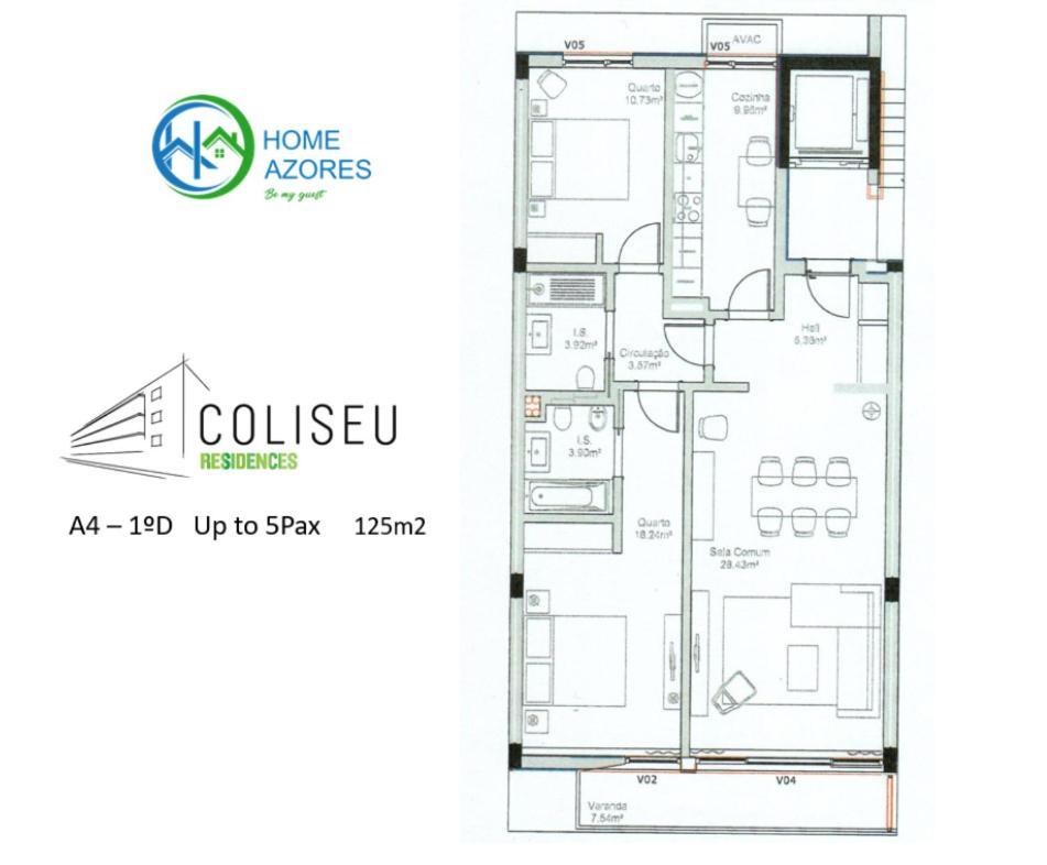 Home Azores - Coliseu Residences Ponta Delgada Exterior foto